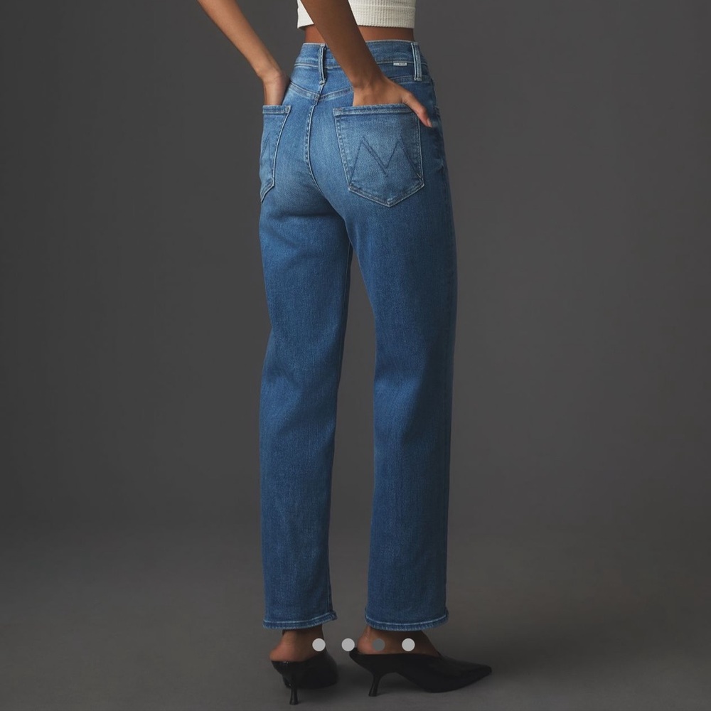 Mother Rambler Flood high rise jeans. Size 27